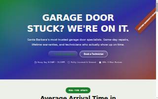 Superior Garage Door Repair website