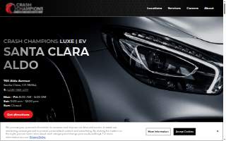 Crash Champions LUXE | EV Certified Repair Santa Clara Aldo website