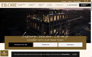 Ellore Senior Living website