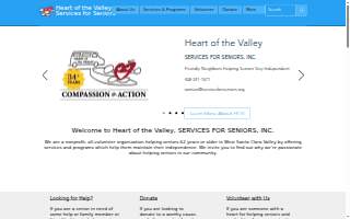 Heart of the Valley, SERVICES FOR SENIORS, Inc. website