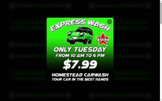 Homestead Auto Wash website
