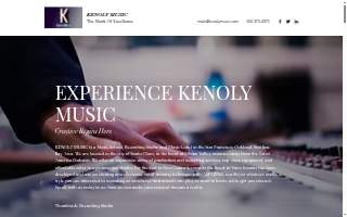 Kenoly Music website