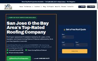 Lifetime Roofing & Renovation, Inc. of Santa Clara website