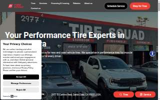 Tire Squad website