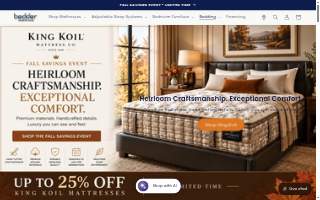 Bedder Mattress website