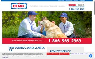 Clark Pest Control of Santa Clarita website
