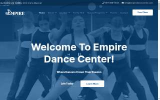 Empire Dance Center website