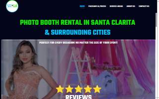 Good Times LA Photo Booth of Santa Clarita website