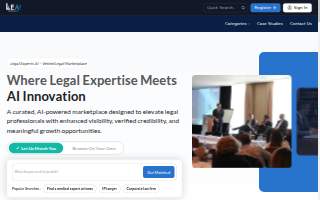 Law Freq Legal Services website