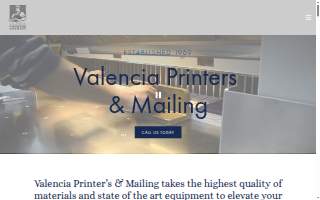 Valencia Printers website