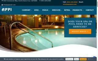 APPI Pool & Spa website