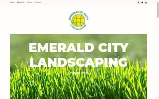 Emerald City Landscaping website