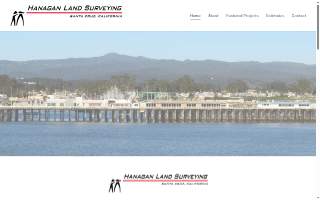 Hanagan Land Surveying website