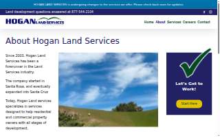 Hogan Land Services Santa Cruz County website