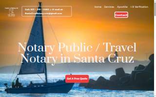 Luis Garcia Mobile Notary website
