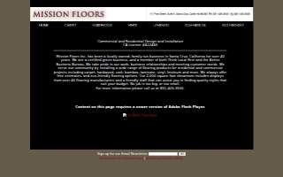 Mission Floors website