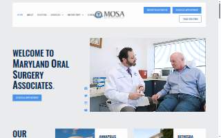 MOSA Oral Maxillofacial & Dental Implant Surgery website