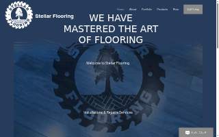 Stellar Flooring website