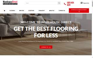 Warehouse Direct Flooring Outlet website