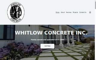 Whitlow Concrete Inc website