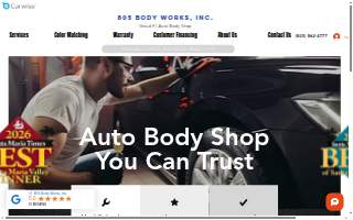 805 Body Works, Inc. website