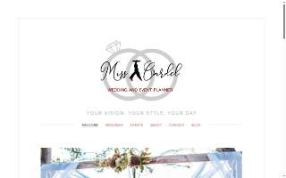 Ms. Cardel Wedding and Event Planner website