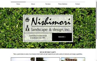 Nishimori Landscape & Design website