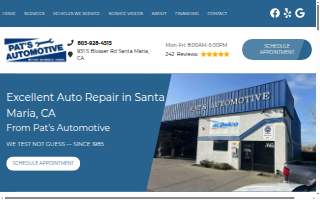 Pat's Automotive website