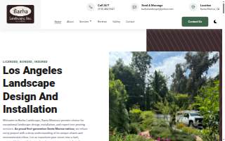 Barba Landscape & Design website