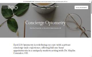 Eyed LA Optometry website