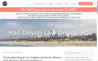 Hall Doyon Law Group, PC website