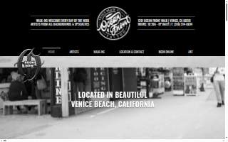 Ocean Front Tattoo website