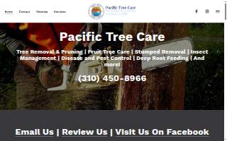Pacific Tree Care website