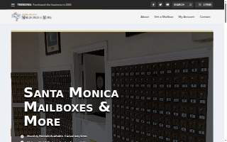 Santa Monica Mailboxes & More website