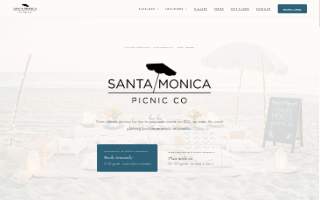 Santa Monica Picnic Co website