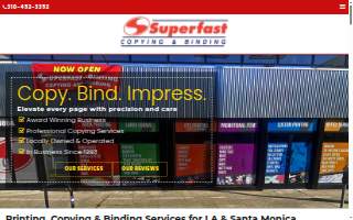Superfast Copying and Binding Systems website
