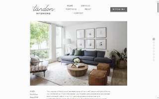 Tandon Interiors website