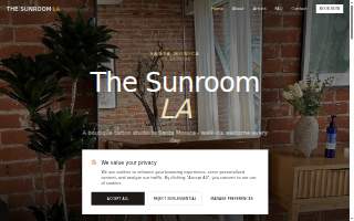 The Sunroom LA website