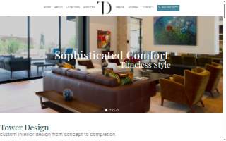 Tower Design Interiors + Art – Top Luxury Interior Designers in Los Angeles of Santa Monica website