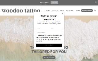 Woodoo Tattoo website