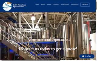 JDM Plumbing Specialist, Inc website