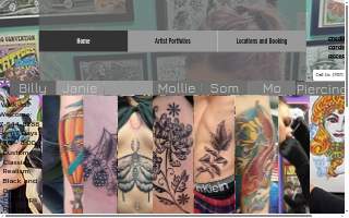 Anchor Rose Tattoo website