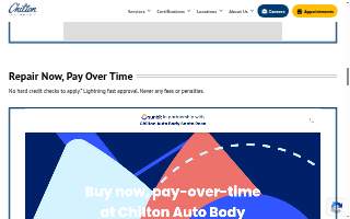 Chilton Auto Body Santa Rosa website