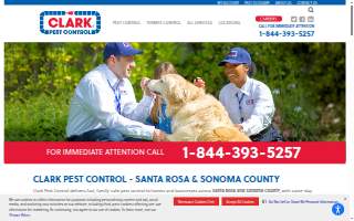 Clark Pest Control of Santa Rosa website