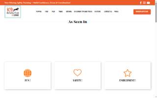 K9 Activity Club of Santa Rosa website