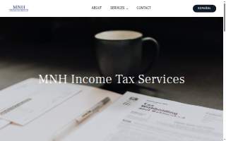 MNH Income Tax Services website