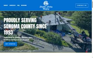 Stephen Curley Roofing website
