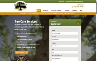 Vintage Tree Care website