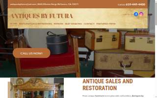 Antiques By Futura website