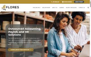 Flores Financial Services website
